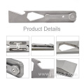 Titanium Pry bar with Wrench Screwdriver